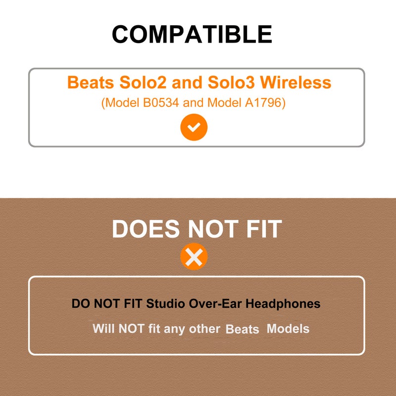 defean Solo3 Solo2 Earpads Replacement Ear Cushion Ear Pads for Solo 3.0 Wireless, Solo 2.0 Wireless On-Ear Headphone,3M Stronger Adhesive, Softer Leather, Noise Isolation Foam (Pink) - Image 3